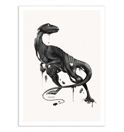 Art-Poster - Velociraptor - Dary Maltseva