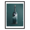 Art-Poster - Whale bottle - Dary Maltseva