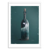 Art-Poster - Whale bottle - Dary Maltseva