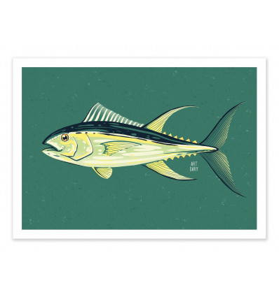 Art-Poster - Yellowfin Tuna - Dary Maltseva
