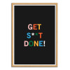 Art-Poster - Get shit done - Kookie Pixel