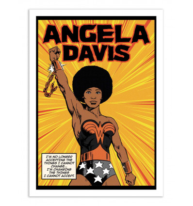 Art-Poster - Angela Davis - David Redon