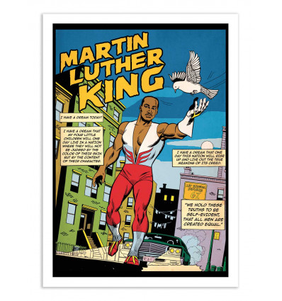 Art-Poster - Martin Luther King - David Redon