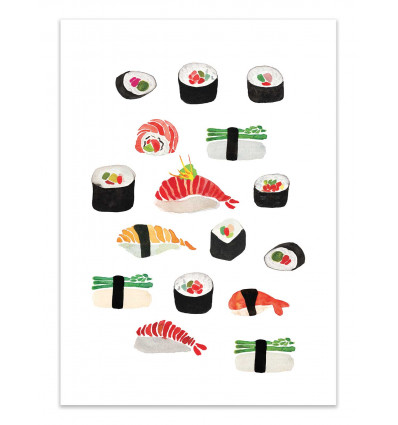 Art-Poster - Sushi - Amaya Brydon