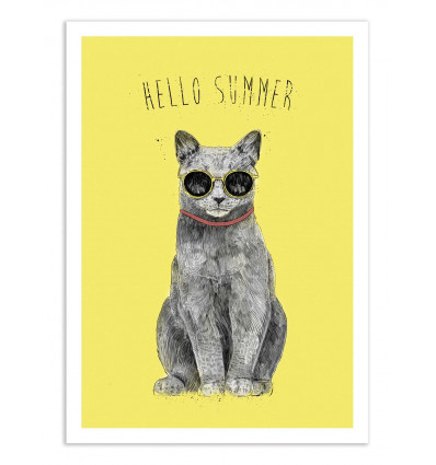 Art-Poster - Hello Summer - Balazs Solti