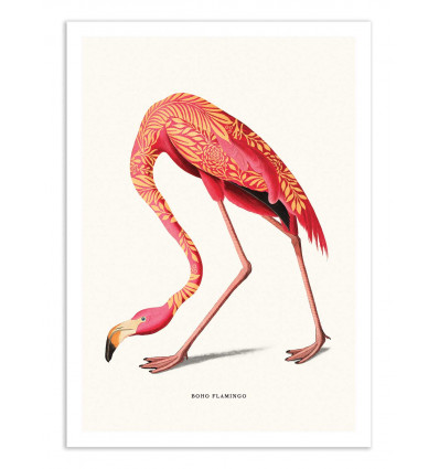 Art-Poster - Boho Flamingo - Jonas Loose