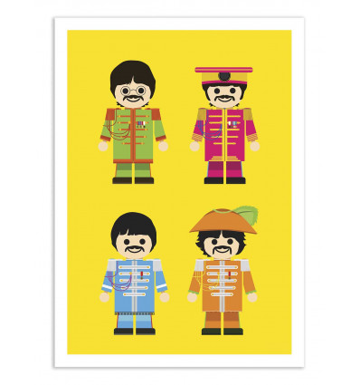 Art-Poster - Beatles Sgt Peppers Toys - Rafa Gomes