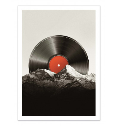 Art-Poster - Retro Vinyl Record - Mr Underdott
