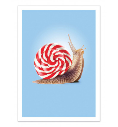 Art-Poster - Snail candy - Artem Pozdnyakov