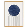 Art-Poster - Blue sun - Miuus studio