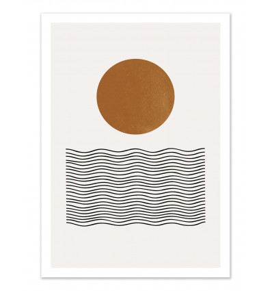 Art-Poster - Sea and sun - Miuus studio