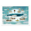 Art-Poster - Whale and boats - Terry Fan