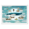 Art-Poster - Whale and boats - Terry Fan