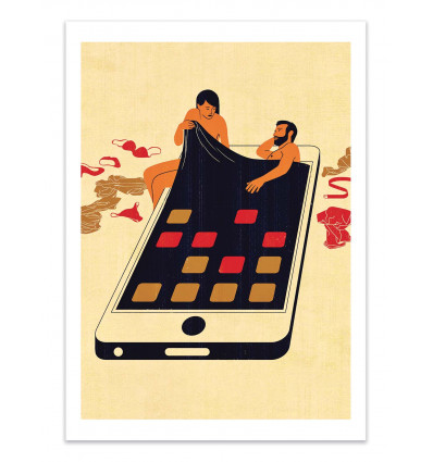 Art-Poster - Technology and infidelity - Joey Guidone
