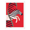Art-Poster - The zebra hunter - Joey Guidone