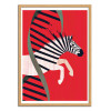 Art-Poster - The zebra hunter - Joey Guidone