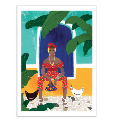 Art-Poster - Femme au cigare - Maja Tomljanic