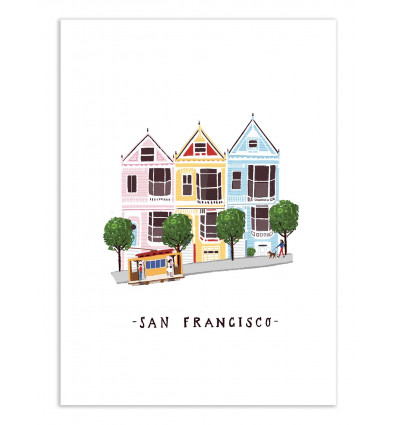 Art-Poster - San Francisco - Maja Tomljanic