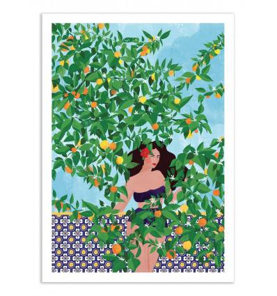 Art-Poster - Sevilla girl - Maja Tomljanic