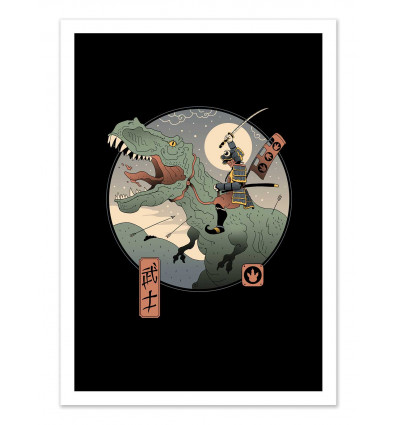 Art-Poster - Jurassic Samurai - Vincent Trinidad
