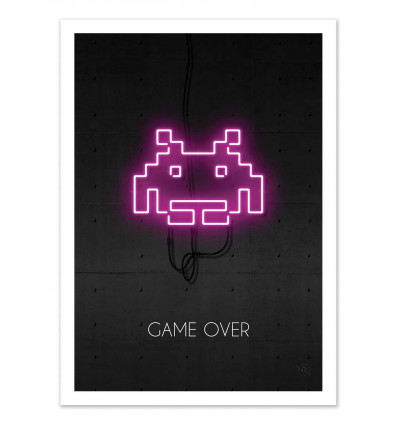 Art-Poster - Game over - Rubiant