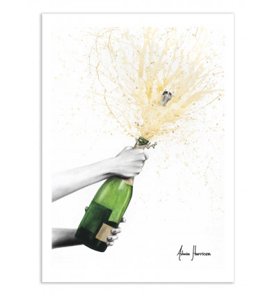 Art-Poster - Champagne Celebration - Ashvin Harrison