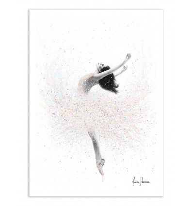 Art-Poster - Snow lake ballerina - Ashvin Harrison
