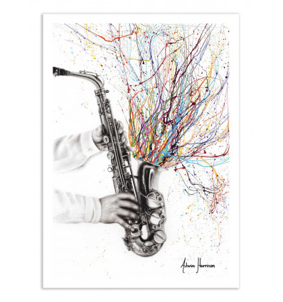 Art-Poster - The Jazz saxophone - Ashvin Harrison