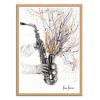 Art-Poster - The Jazz saxophone - Ashvin Harrison