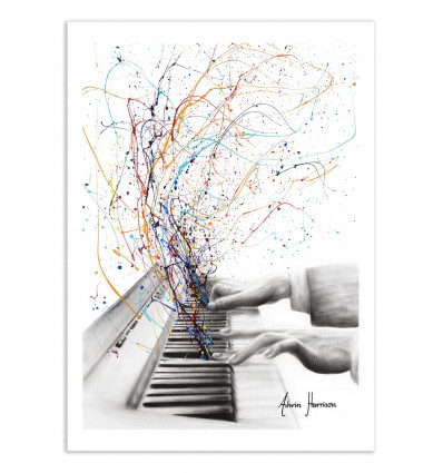 Art-Poster - The Keyboard solo - Ashvin Harrison
