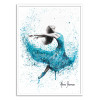 Art-Poster - Turquoise Rain dancer - Ashvin Harrison