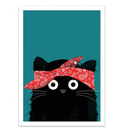 Art-Poster - Cat Tupac - Doozal