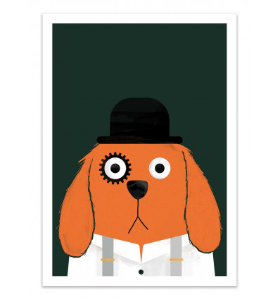 Art-Poster - Dog Clockwork - Doozal