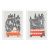 2 Art-Posters 30 x 40 cm - Paris and London - Fox and Velvet