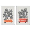 2 Art-Posters 30 x 40 cm - Paris and London - Fox and Velvet