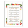 Art-Poster - Seasonal fruits and vegetables - Frog Posters