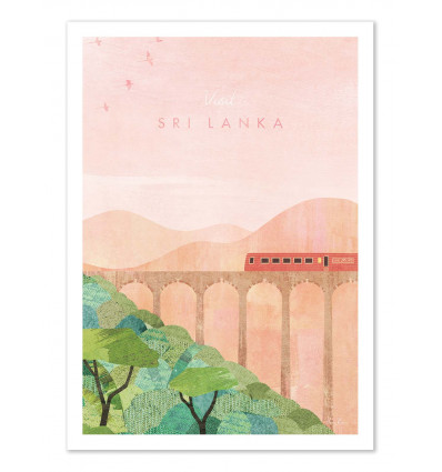Art-Poster - Visit Sri Lanka - Henry Rivers