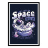 Art-Poster - Chilling in space - EduEly