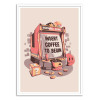 Art-Poster - Insert coffee to begin - EduEly