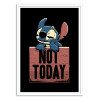 Art-Poster - Not today Stitch - EduEly