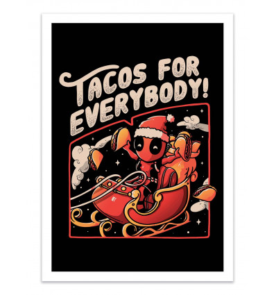 Art-Poster - Tacos for everybody - EduEly