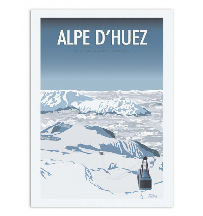 Art-Poster - Alpe d'Huez - Turo