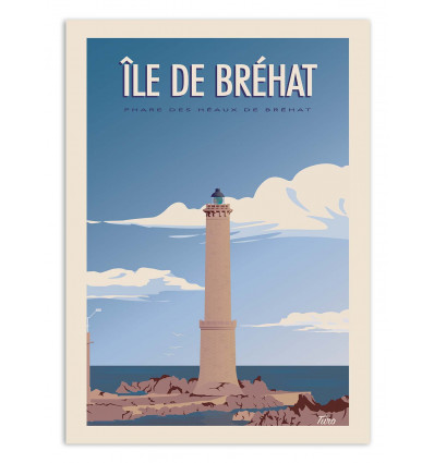 Art-Poster - Ile de Bre?hat - Turo