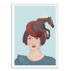 Art-Poster - Hat horse - Silja Goetz