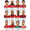 Art-Poster - Legends of Manchester United - Olivier Bourdereau