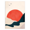 Art-Poster - Drowning sun - Kubistika
