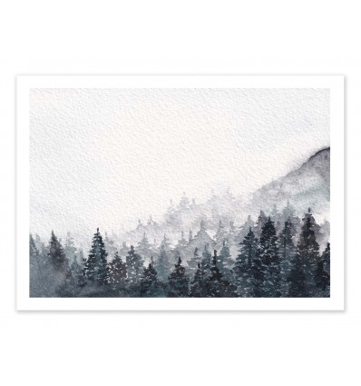 Art-Poster - Winter Forest - Lea Gagelin
