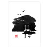 Art-Poster - Gate of the birds - Pechane Sumie