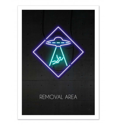 Art-Poster - Removal area - Rubiant
