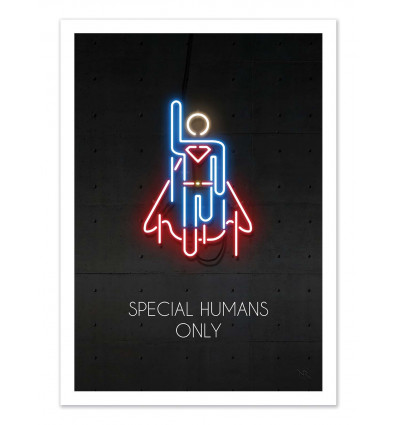 Art-Poster - Special humans only Version 2 - Rubiant